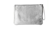 Chrome Silver Karla Pouch