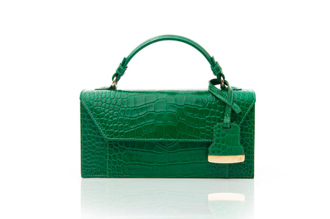 Mini Forest Green Cynthia clutch