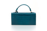 Mini Teal Blue Cynthia clutch