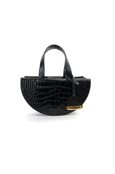 Black Half Moon Reina Bag