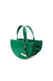 Forest Green Half Moon Reina Bag