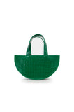 Forest Green Half Moon Reina Bag