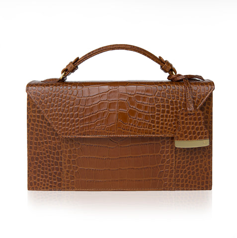 Tan Cynthia Top Handle