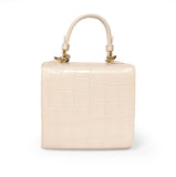 Cream Charlotte box bag