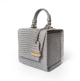 Gray Charlotte box bag