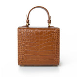 Tan Charlotte box bag
