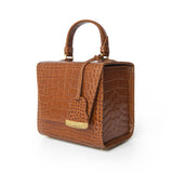 Tan Charlotte box bag