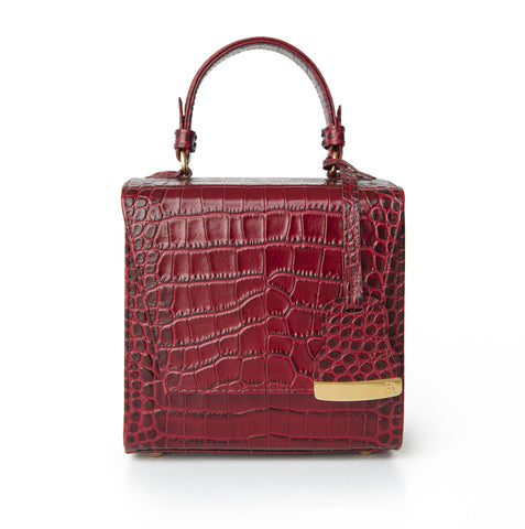 Blood Red Charlotte box bag
