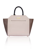 Powder Pink & Taupe Medium Sharon Tote