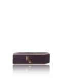Powder Pink & Bordeaux Edith Clutch