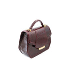 Bordeaux Water Snake Mini Anabella Tote