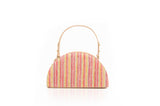 Multi-Color Raffia Jenna Taco Bag