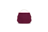 Wine red Velvet Calypso top handle