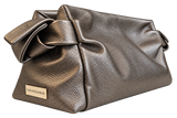 Silver Chrome Maxi Aria Clutch