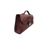Bordeaux shimmer Lara Clutch