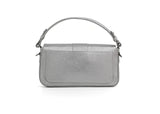 Chrome Silver Lamia Shoulder Bag