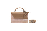 Nude Raffia mini Cynthia Top Handle