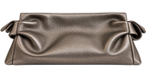 Silver Chrome Maxi Aria Clutch