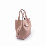 Structured Leather Dusty Pink Medium Lulwa Bag