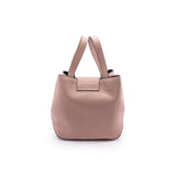 Structured Leather Dusty Pink Medium Lulwa Bag