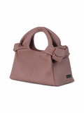 Textured Italian Leather Dusty Pink Aria Handbag