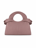 Textured Italian Leather Dusty Pink Aria Handbag