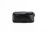 Textured Italian Leather JRD Collaboration Black Gigi Pouchette