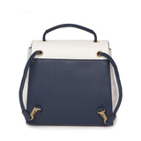 Cream and Navy Luna Back Pack