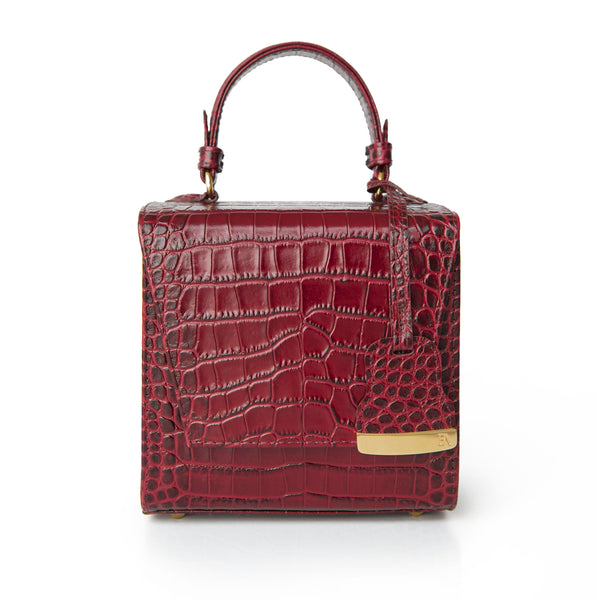 Blood Red Charlotte box bag