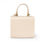 Cream Charlotte box bag