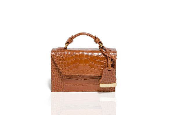 Mini Tan Cynthia Top Handle