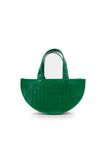 Forest Green Half Moon Reina Bag
