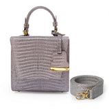 Gray Charlotte box bag