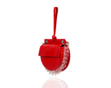 Hot Red Semi Round Tania Bag