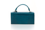 Mini Teal Blue Cynthia clutch