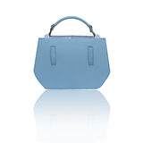 Mint mini Anabella tote in smooth leather with a structured silhouette, top handle, and versatile belt loops.