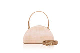Nude Raffia Jenna Taco Bag