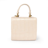 Cream Charlotte box bag
