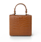 Tan Charlotte box bag