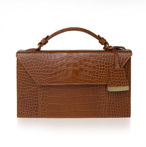 Tan Cynthia Top Handle