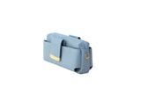 Textured Italian Leather Baby Blue Gigi Pouchette