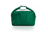 Textured Italian Leather Forest Green Gigi Tote Handbag