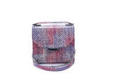 Red & Purple meshed Mini Steffany Tote