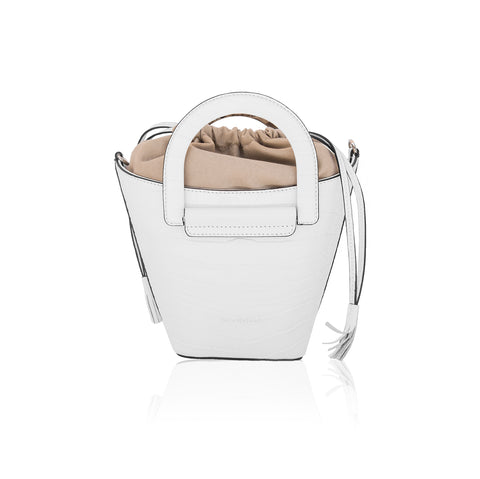 White Cleamance Bucket Bag